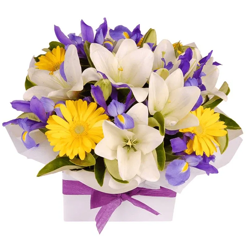 Цветы в коробке Сахарный нектарин