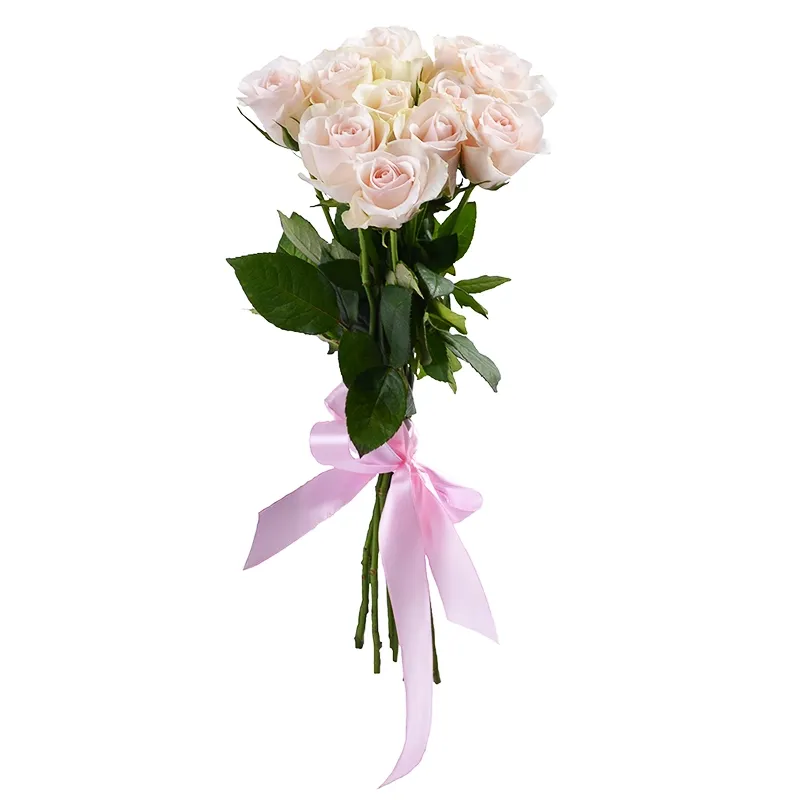 Композиция из 11 светло розовых роз (80 см)