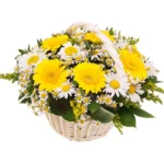 Корзина с цветами Волшебный фонарь